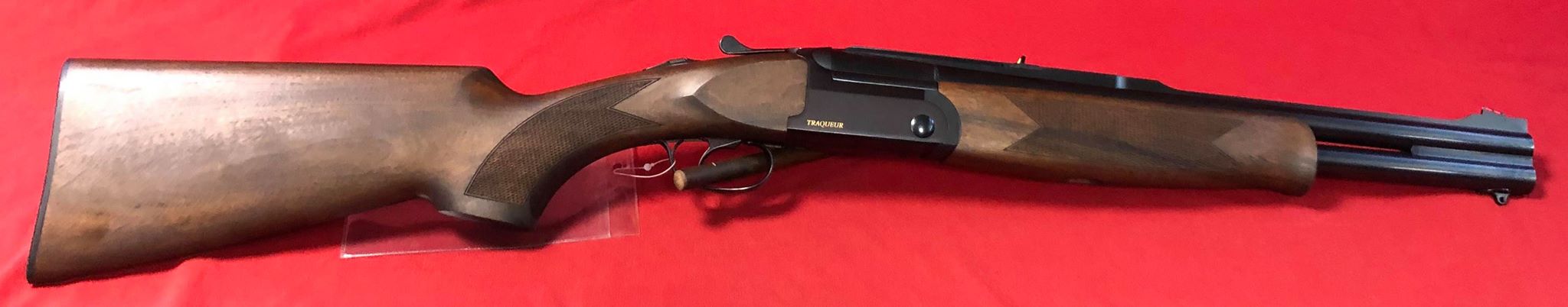 Fusil Fair Slug Traqueur en calibre 12/76 , mono détente avec sélecteur, 
Longueur des canons 46 cm
Longueur de crosse 37cm