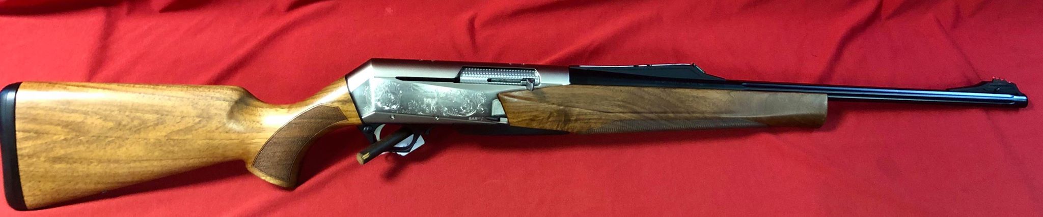 Browning Bar MK3 éclipse fluted, en calibre 30/06 , canon fluté , gravure.